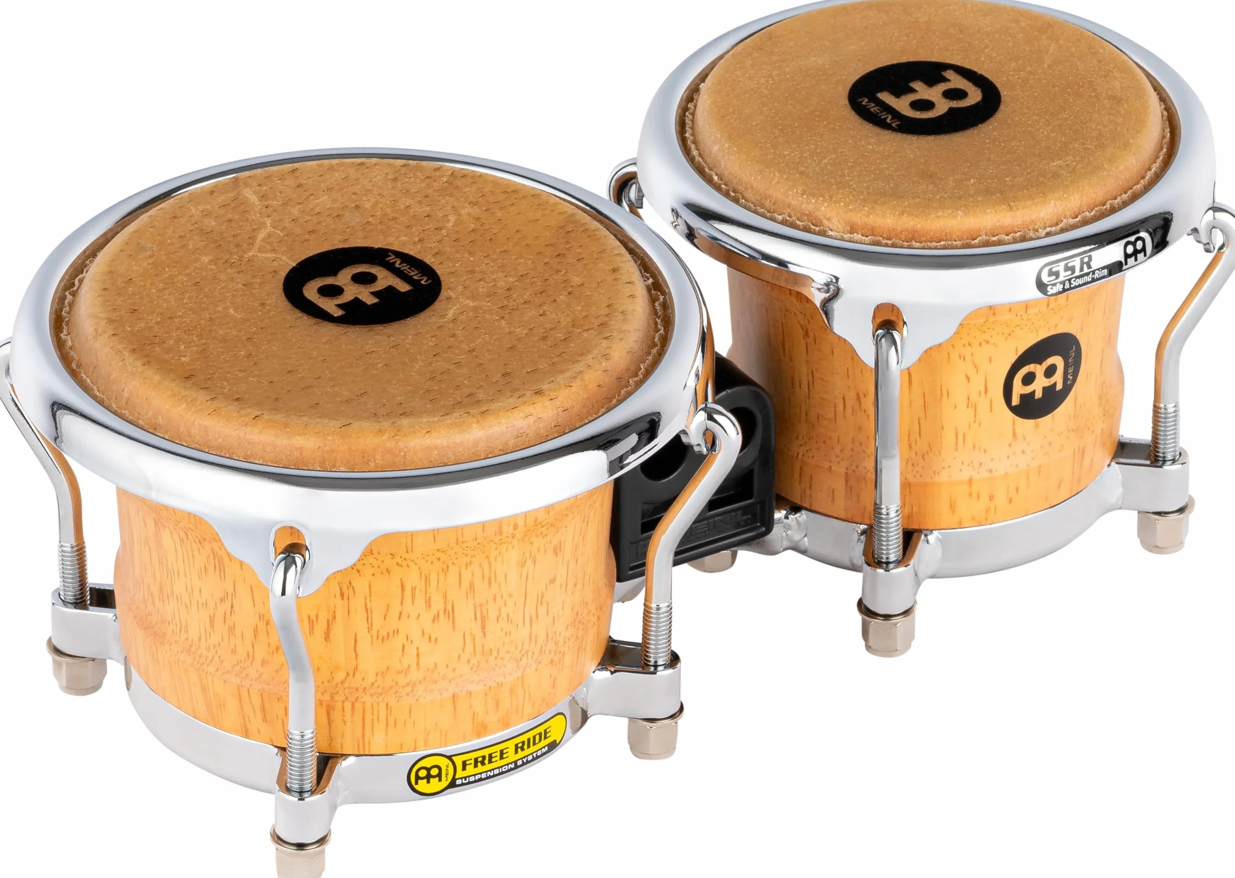 Meinl Mini Bongos FWB100, 3 1/2"+4 1/4", Super Natural