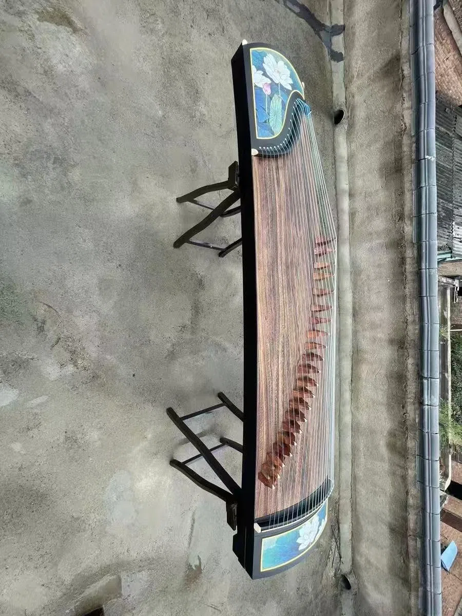 Guzheng Lotus-Diagramm, 163 cm, 21 Saiten, professionelle Leistung, chinesische Saiteninstrumente