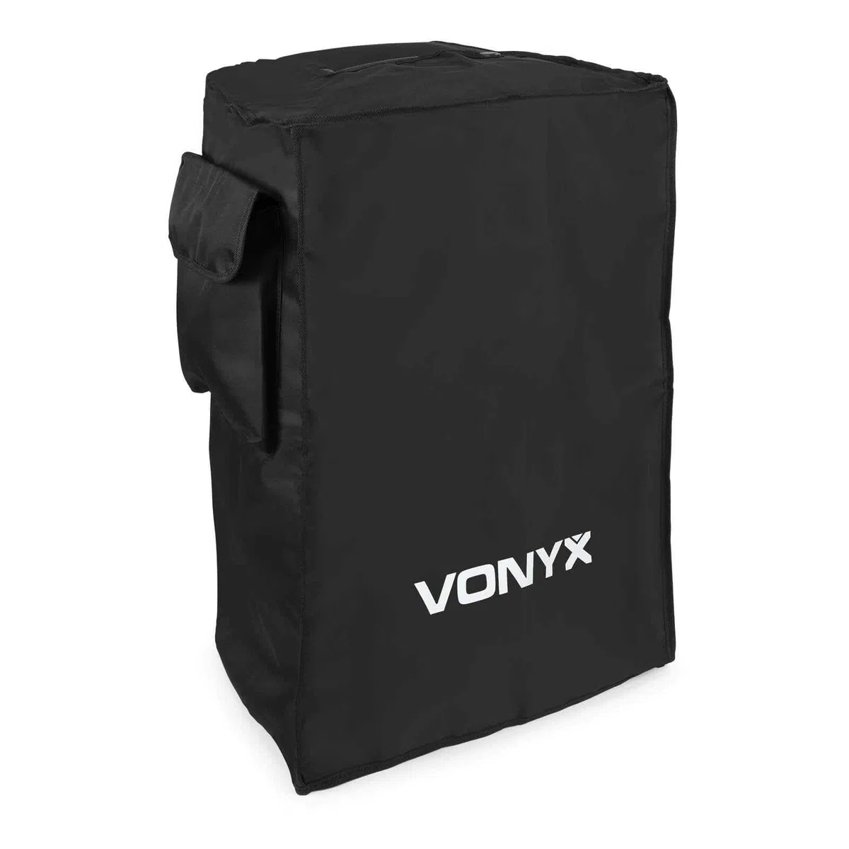 Vonyx SC15 Schutzhülle für Lautsprecher, 30 x 42,5 x 64 cm, PA Lautsprecher Schutzcase mit Seitenfach, Aussparrung klappbar für Trolleygriff, perfekt für 15" Speaker von VSA, AP, SPJ, Schwarz