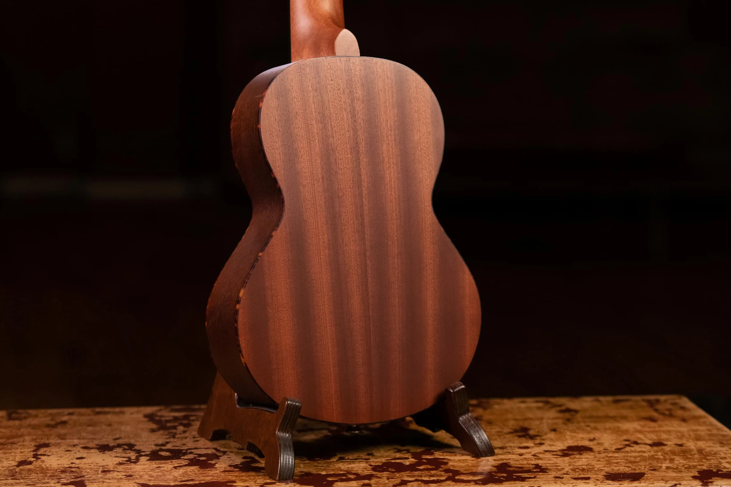 Ortega Guitars Mini Reise Gitarre – Mini Travel Series – Fichte, Mahagoni, Natur (RGL5)