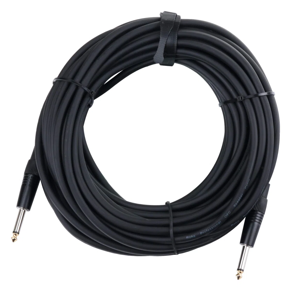 Pronomic BOXJ-10 Lautsprecherkabel DJ PA Boxenkabel (Professionelles Boxenkabel, 6,3 mm Klinke, Länge 10m, säure- und ölfest, Spannzangen-Zugentlastung)
