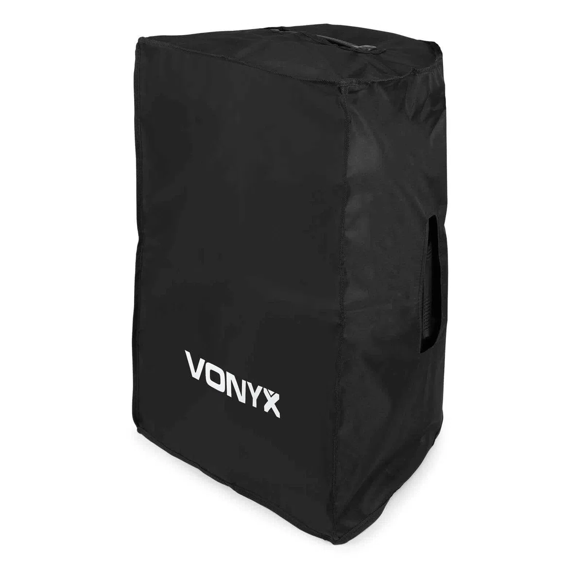Vonyx SC15 Schutzhülle für Lautsprecher, 30 x 42,5 x 64 cm, PA Lautsprecher Schutzcase mit Seitenfach, Aussparrung klappbar für Trolleygriff, perfekt für 15" Speaker von VSA, AP, SPJ, Schwarz
