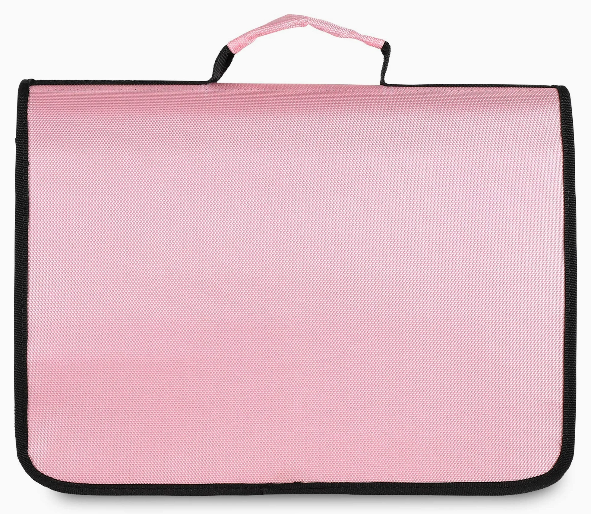 Classic Cantabile Notentasche - Tasche für Musikunterricht und Musikalische Früherziehung - Für Noten im DIN- und US-Format - Schultergurt - Innenfächer für Utensilien - Musik-Design - rosa