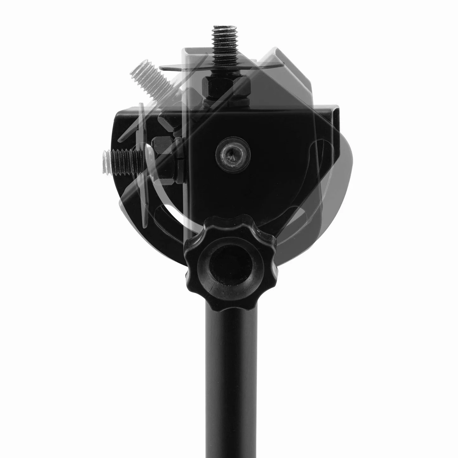 TIGER DHW52-BK strapazierfähiger Übungspad-Ständer mit 8mm-Gewinde, schwarz | Strapazierfähiger Ständer für Übungspads, stabil und langlebig, ideal für komfortables Spielen