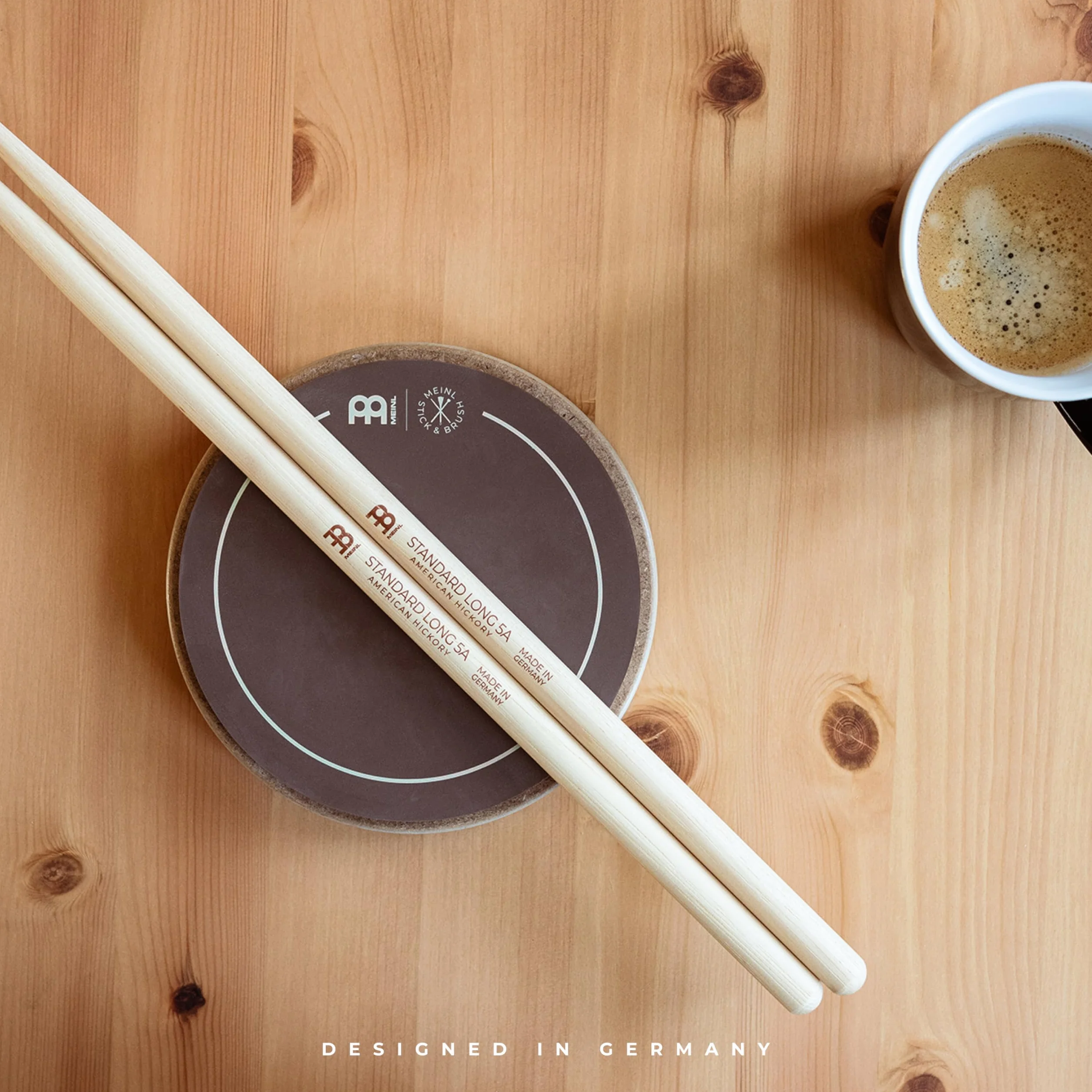 Meinl Stick & Brush 6 Zoll Practice Pad - Drum Übungspad - Schlagzeug Zubehör (SB508)