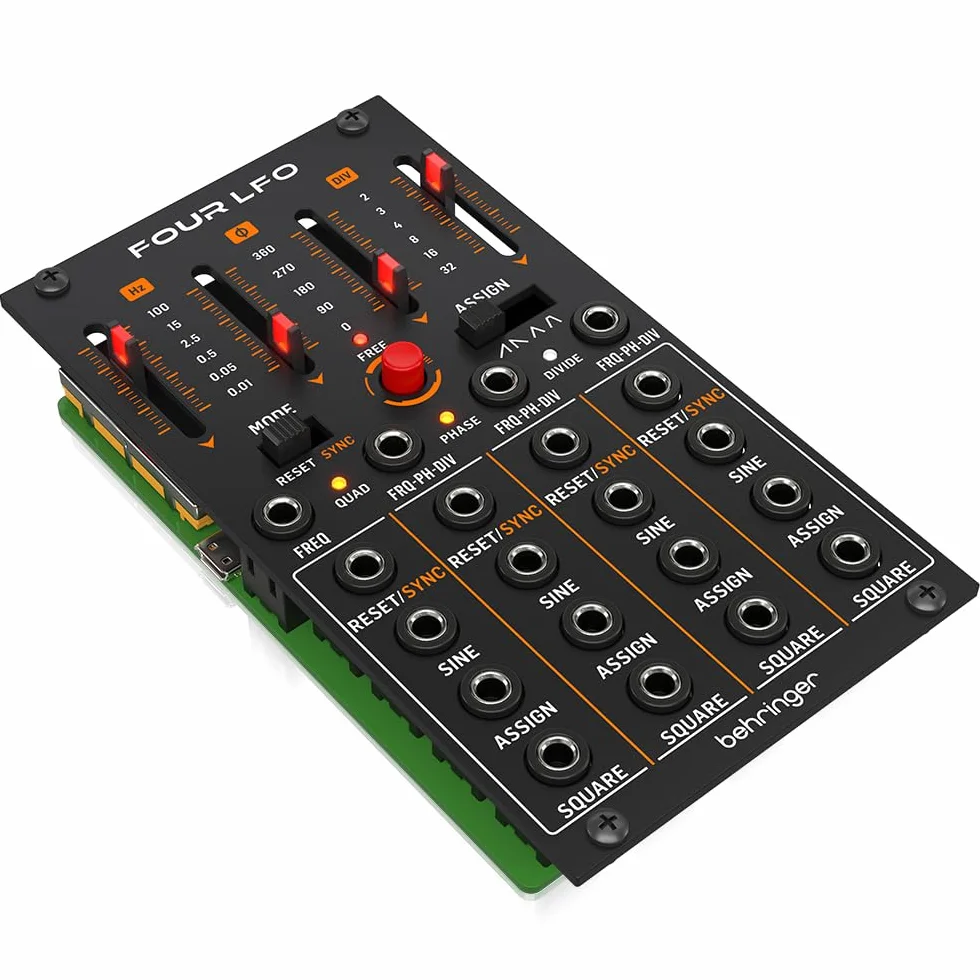 Behringer FOUR LFO Quad-LFO mit zuweisbaren Wellenformen für Eurorack