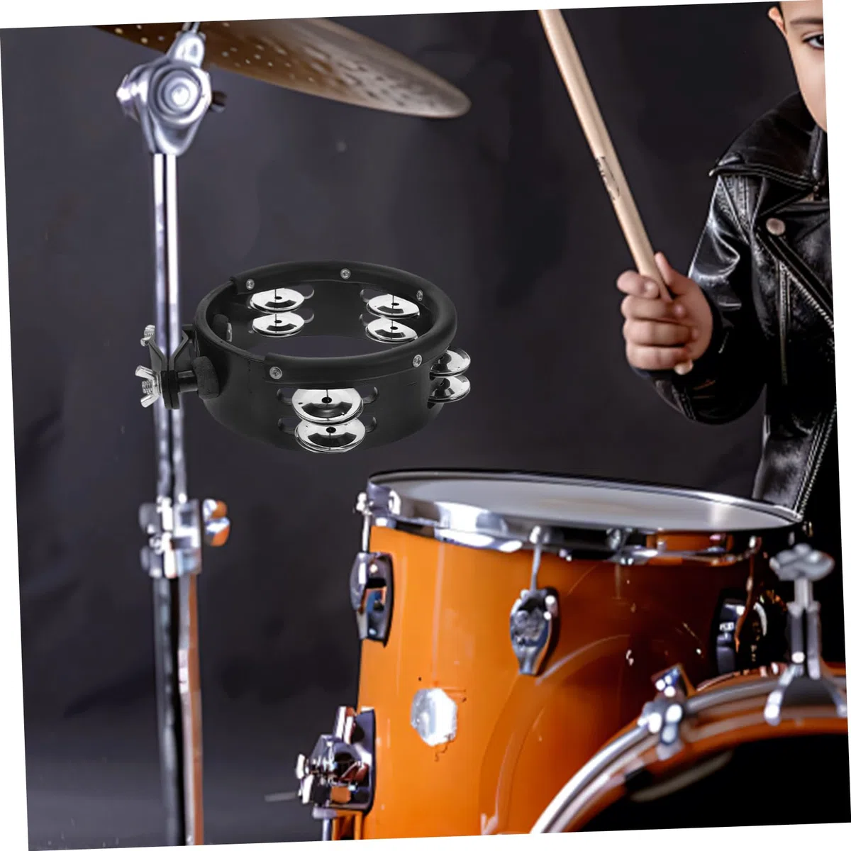 Hi Hat Glocke und Metall mit Rundem 6 Zoll Durchmesser Crisp Tone für Verbessertes Schlagzeug Zubehör bei Musikalischen Auftritten
