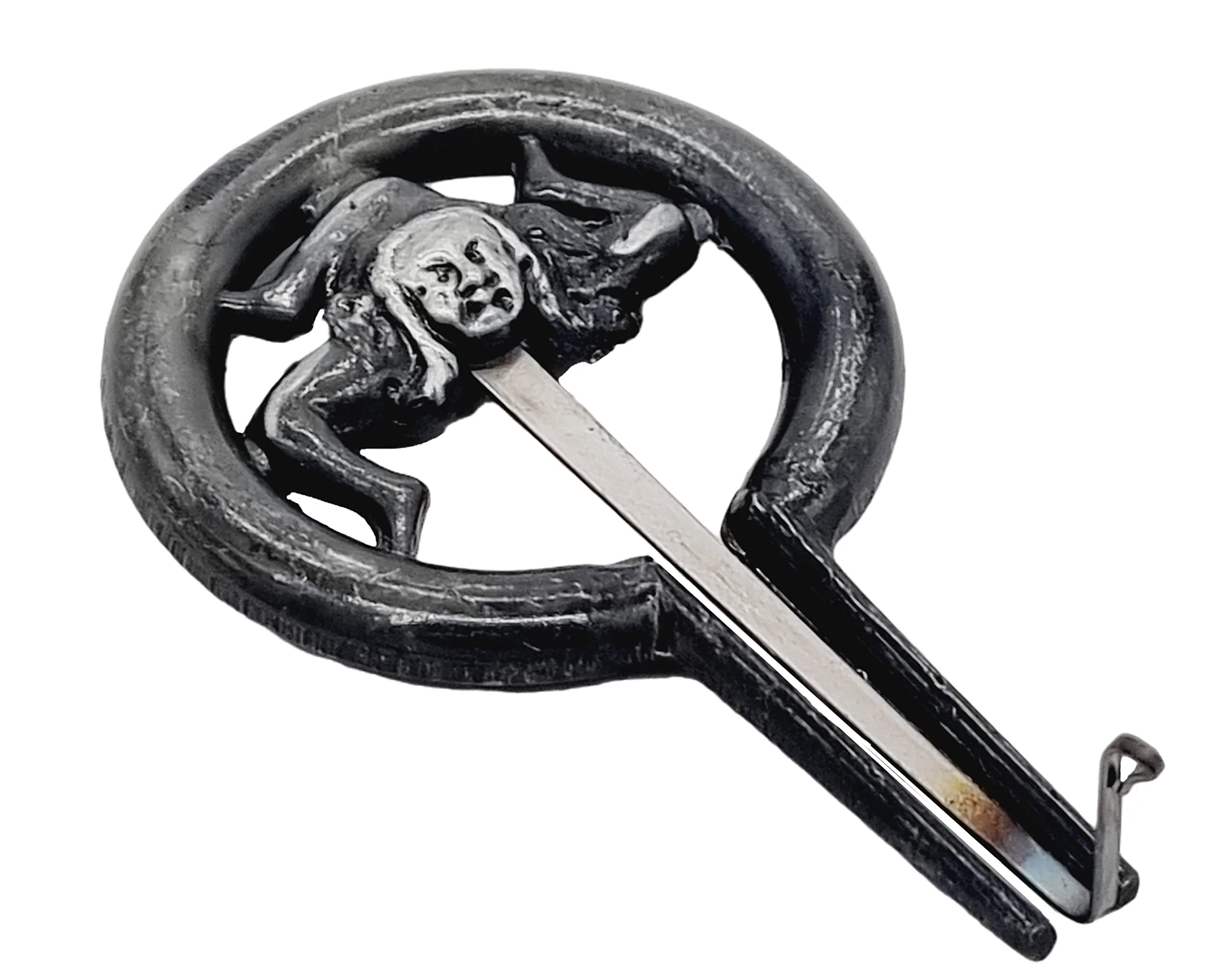 Sicilia Bedda - Original Sizilianische Maultrommel - Sizilische Maultrommel - Handwerkliches Produkt aus Gusseisen (10 cm, schwarzes Gusseisen)