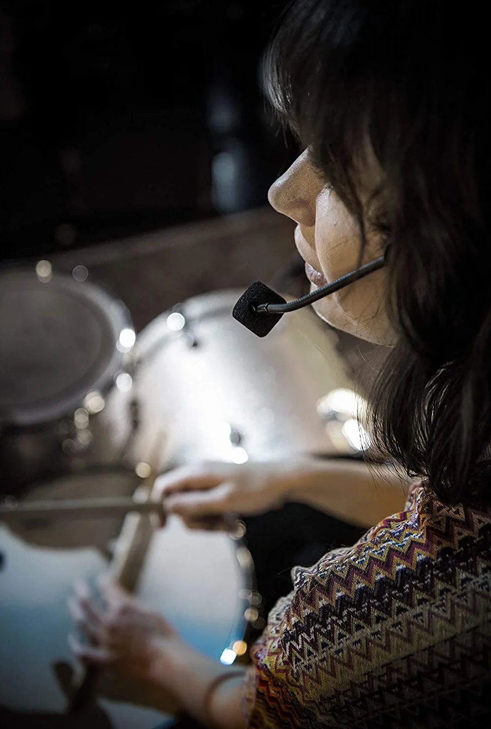 Shure PGA31 Headset-Kondensatormikrofon mit Cardioid-Polarmuster, flexibler Schwingelsäure, Schaumstoffwindscheibe und TA4F (TQG) zur Verwendung mit Shure-drahtlosen Systemen (PGA31-TQG)