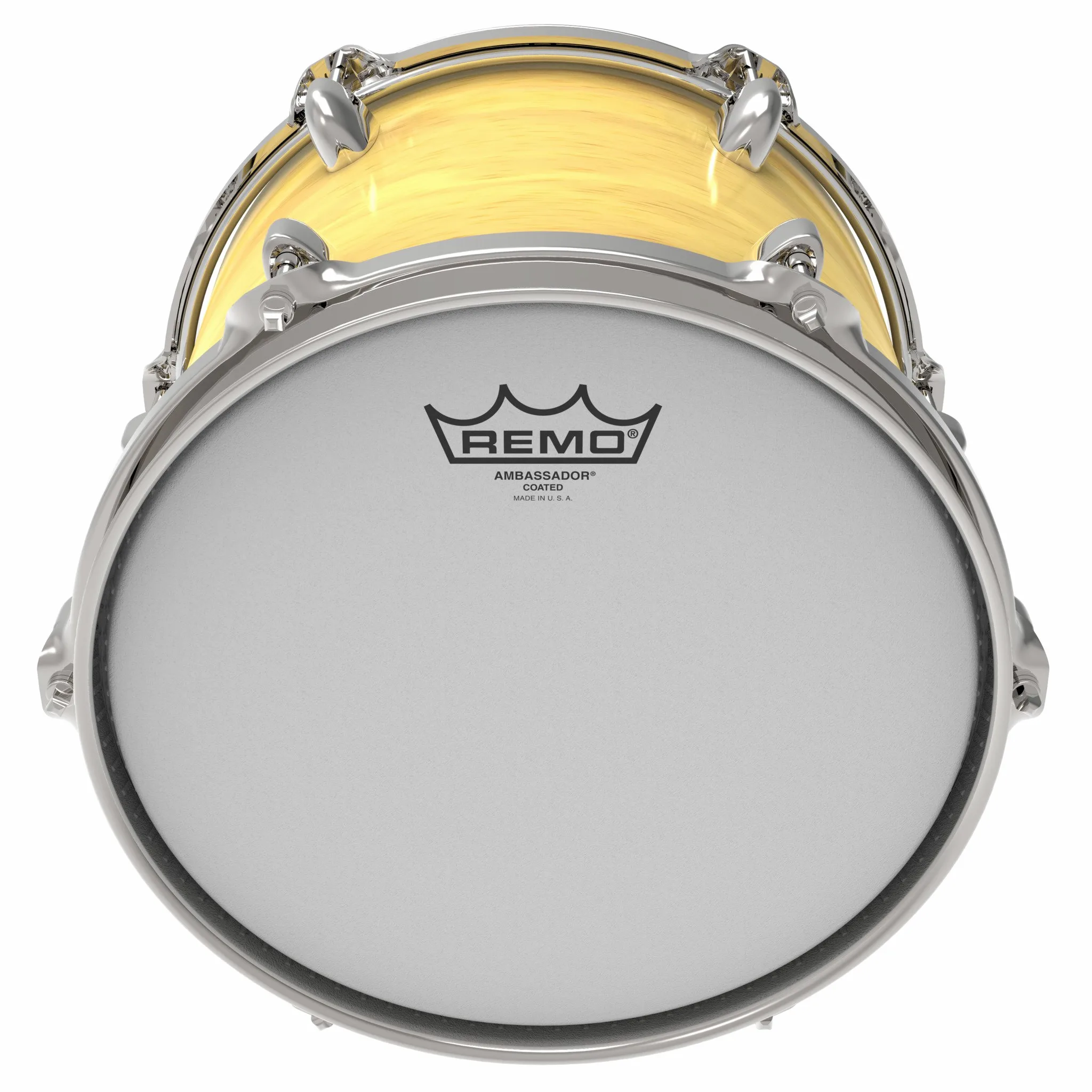 Remo Schlagzeugfell Ambassador Weiß aufgeraut 14 Zoll BA-0114-00