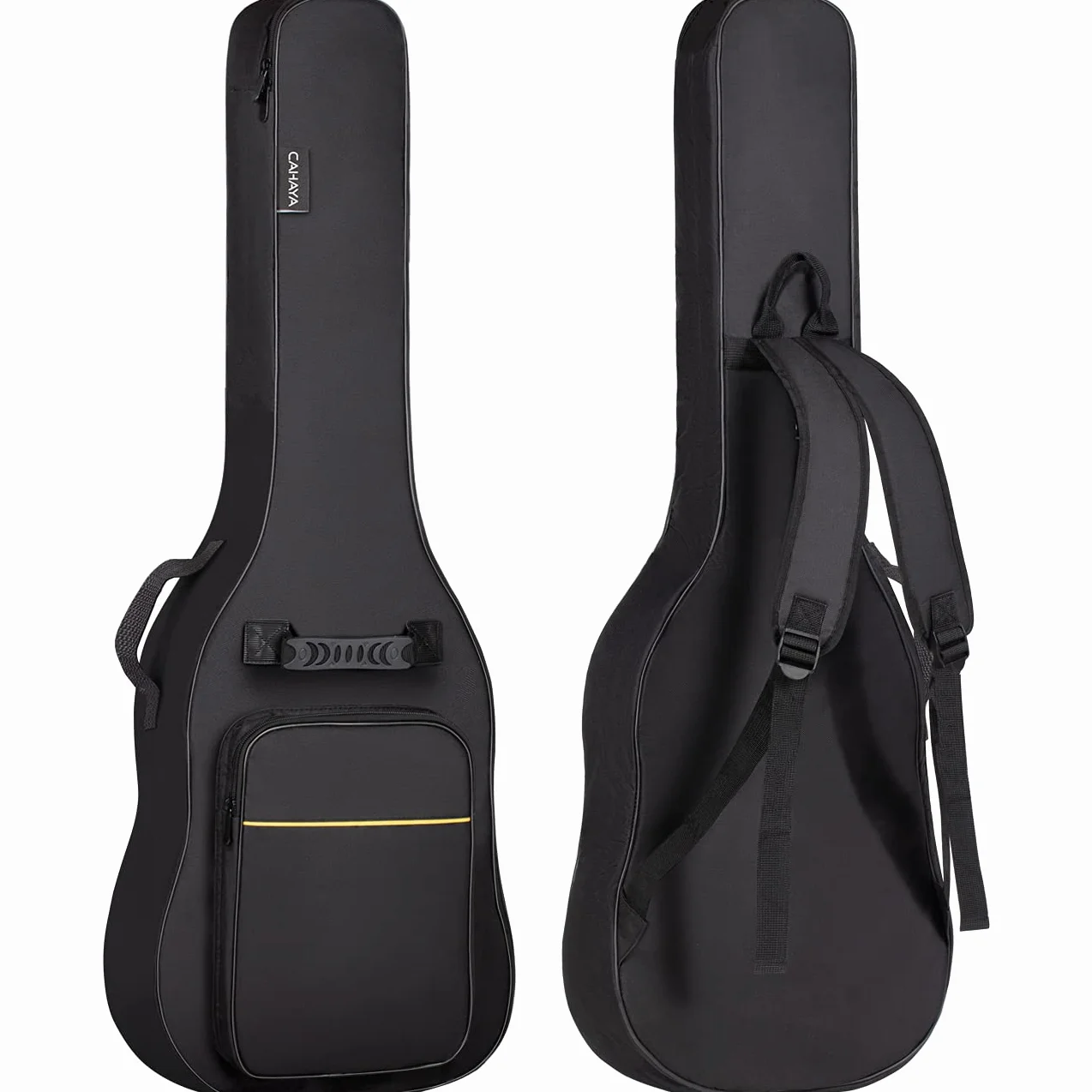 CAHAYA Elektrische Gitarrentasche - Premium Gepolstertes Gigbag - Mode Weicher Gitarrenkoffer Mit Notentasche