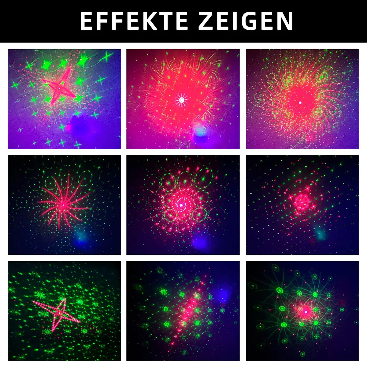 LED Disco Partylicht RGB Musikgesteuert, Kompakt Tragbar mit Fernbedienung, LED Strobe Licht für Zimmer, Karaoke, Weihnachten, Halloween, Hochzeit und Indoor-Feiern