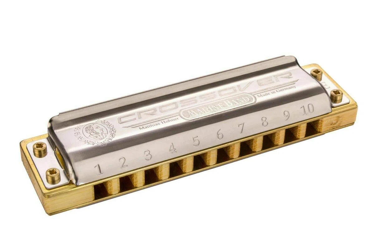 Hohner M2009BX Marine Band Crossover Mundharmonika, Tonart C