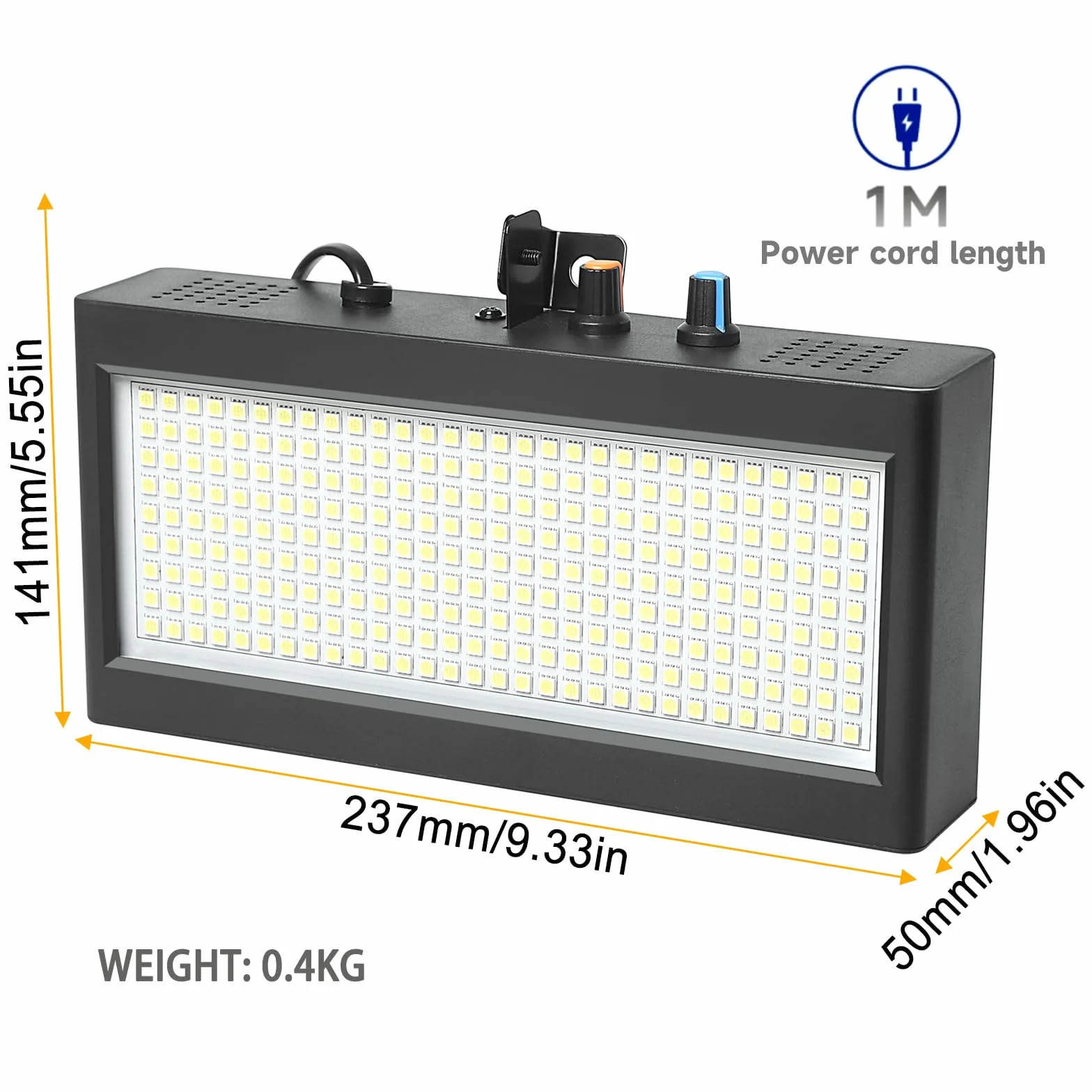 270 Led Stroboskop Disco Licht, Stroboskop Blitzer Disco Blitzlicht für Party, Blitzer Mini Led Atomic Strobe Light Stroposkopblitzer Blinklicht Disco Lights Halloween Lichttechnik