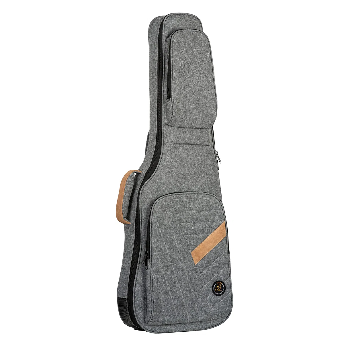 Ortega Guitars Deluxe Guitar Gigbag - E-Gitarren Tasche - Höhe 102 cm - Breite 35 cm - Baumwolle, Grau (OGBEG-DLX-GY)