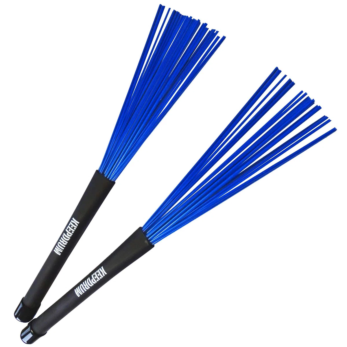 keepdrum SV603BL Nylon Brushes Schlagzeug-Besen Blau