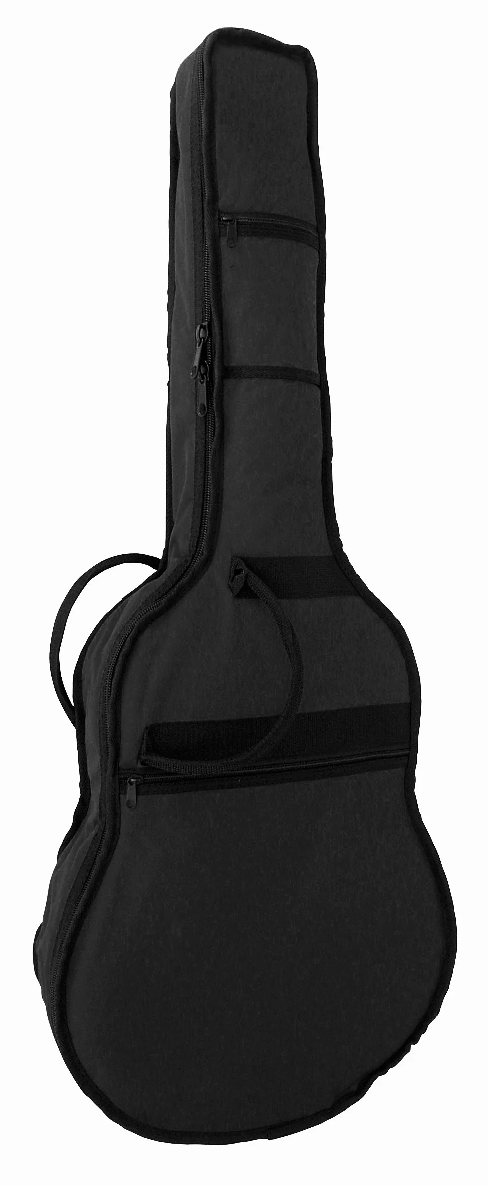 4/4 LINKSHAND GITARRE - KONZERTGITARRE IM SET FÜR LINKSHÄNDER - CLASSIC - SCHWARZ - DECKE LINDENHOLZ - TASCHE - BAND - SAITEN - 3xPIK - STIMMGERÄT ET33B - CK110L