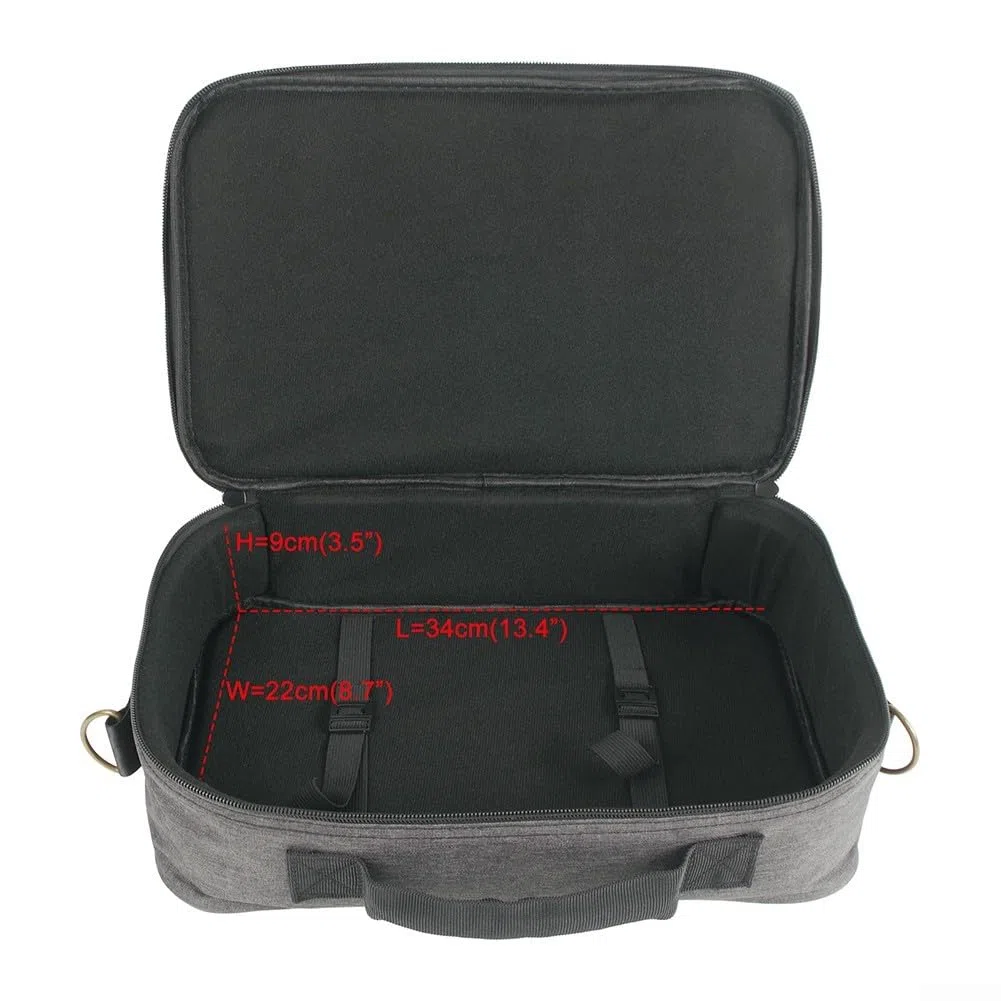 Schlanke und praktische Tasche für Gitarren-Pedalboards, zum Schutz Ihrer Ausrüstung während der Reise (S)