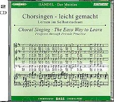 Begleitungen zum eigenen Musizieren - Chorsingen leicht gemachtHändel,Messias Bass