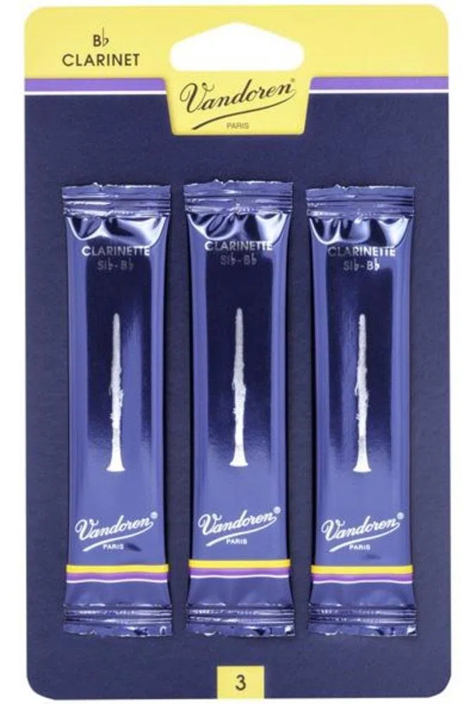 VANDOREN Reeds Klarinette Bb 1,5 Traditional (3 Stück)