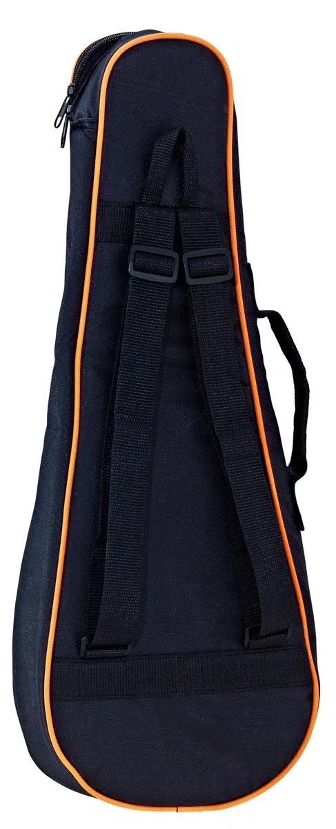 Ortega Guitars Economy Series Bag - Tenor Ukulele Tasche - Höhe 68 cm - Mit Schultergurten - Nylon, Schwarz (OUBSTD-TE)