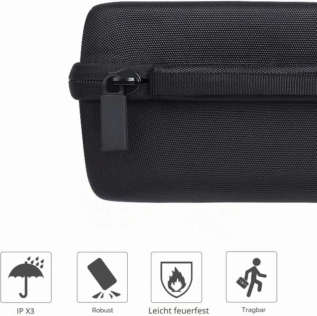 co2CREA Harte Reiseschutzhülle Etui Tasche für Xvive U4 U4R Wireless In Ear Monitor System Professionelles IEM-System Receiver,Nur hülle