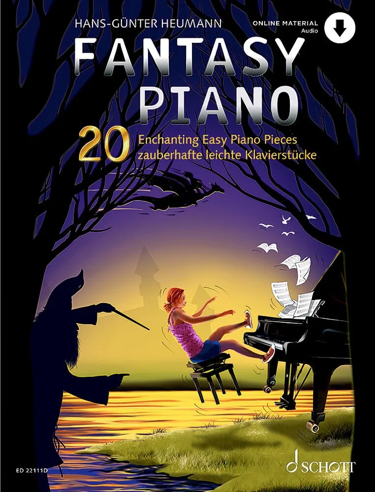 Fantasy Piano: 20 zauberhafte leichte Klavierstücke. Klavier.