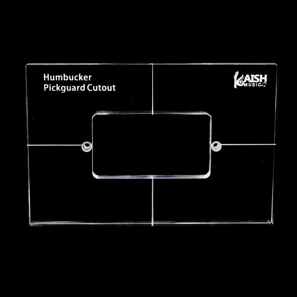 KAISH Acryl Humbucker Pickup Routing-Vorlage Pickup-Vorlagen 2 Stück komplettes Set