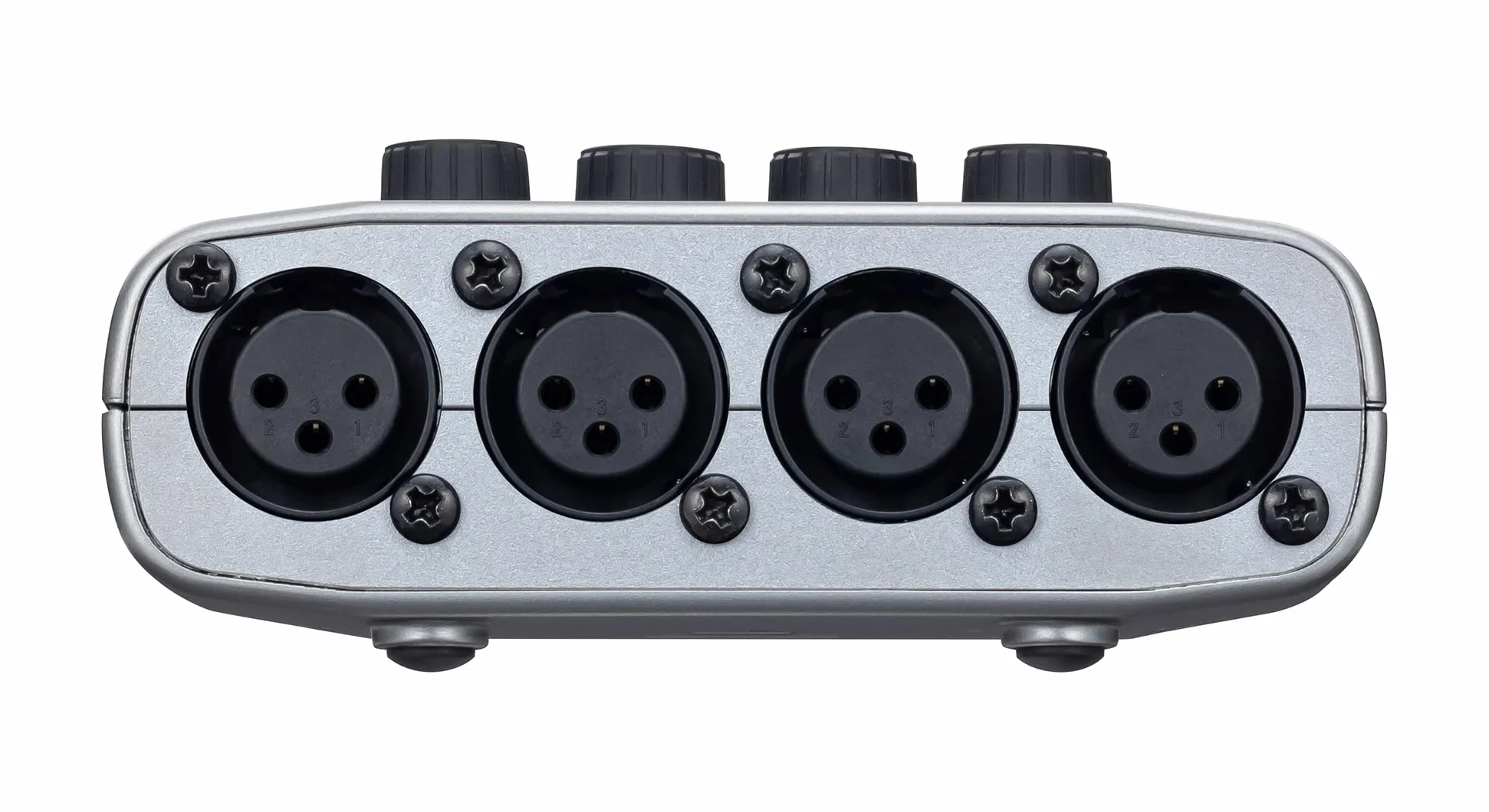 ZOOM P4 PodTrak – Mobiler Podcast-Recorder und Mixer mit 4 XLR Mikrofoneingängen & USB-Interface für Studio, Interview & Livestream