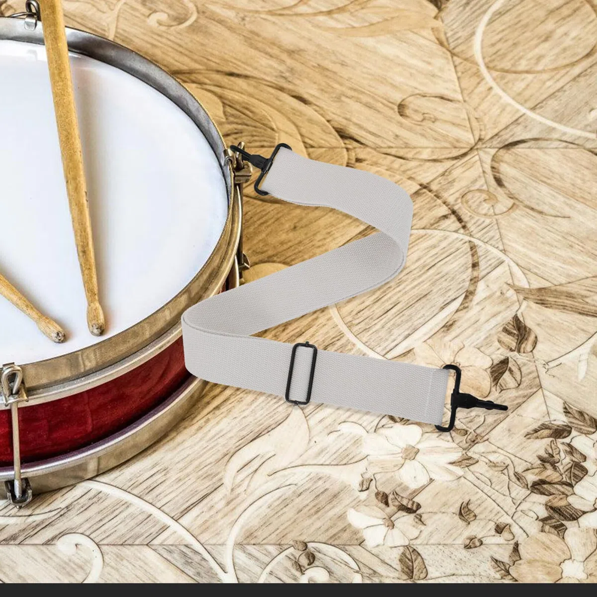 Baumwoll-Trommelgurte für Marching Snare - Verstellbare Snare Trägergurte - Robust und langlebig - Ideal für Musiker und Schlagzeuger - Komfortabel zu tragen - Passen sich an verschiedene Körp