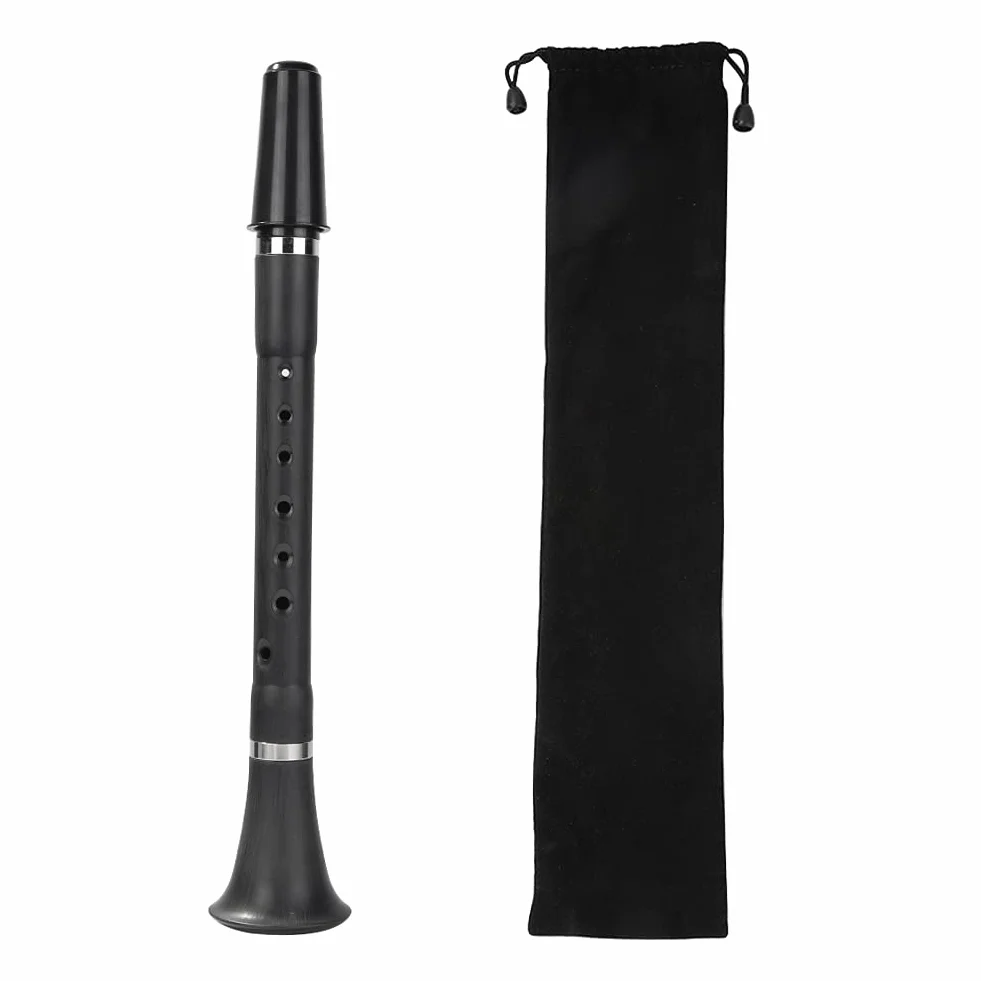 Klarinette, Mini Pocket BB B Flache Klarinette Holzwind Instrument for Anfänger-Praxis