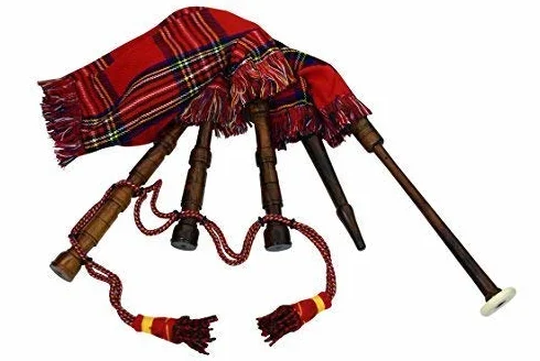Kinderspielzeug Dudelsack/junior spielbar Dudelsack/Kind Dudelsack Volle Royal Stewart mit royal Stewart Schnur