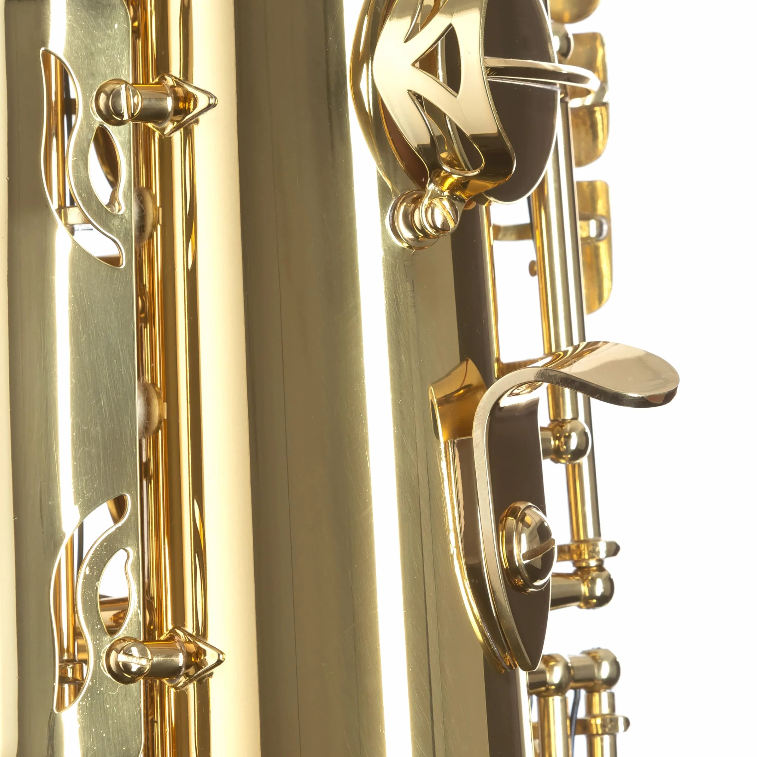 Tenor Saxophon Bb Monzani MZTS-90L, leichtes Gewicht, voller Klang, Messing, inklusive Mundstück und Hardcase, geeignet für Einsteiger