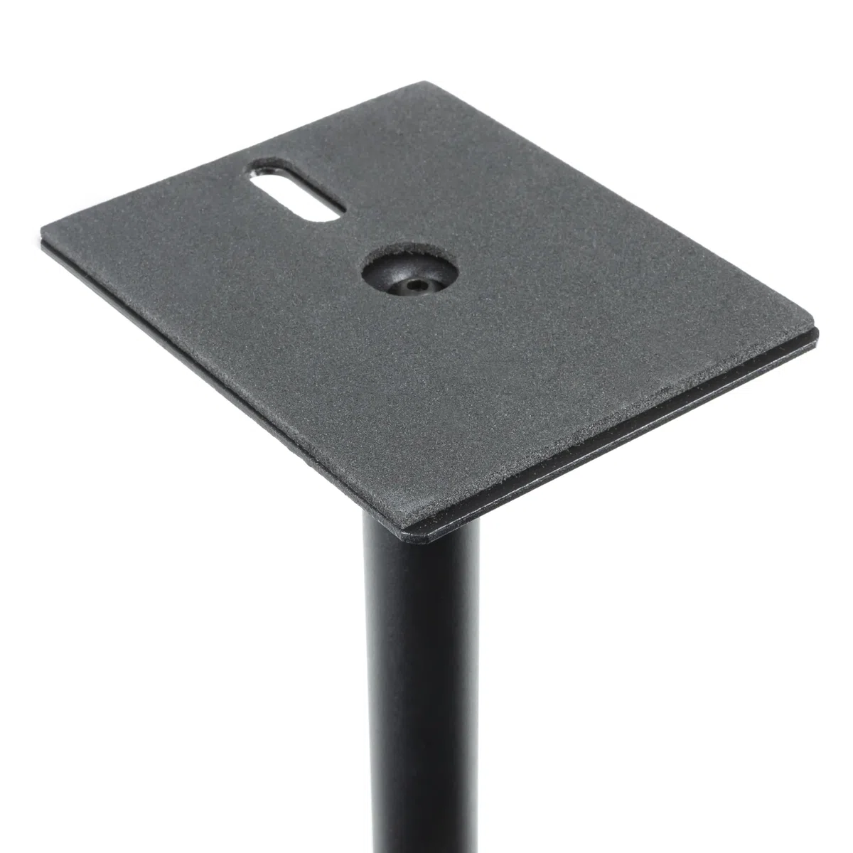 Fame Audio DB 029 Monitor Ständer, Stabiler Lautsprecherständer, Geeignet für Nahfeld-Monitore bis 12 kg, Höhenverstellbar 410-1110 mm, Schwarz, Ideal für TV, Broadcast, Tonstudio, Auflagefläche 125 x
