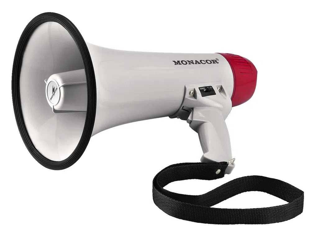 MONACOR Stageline TM-11 Megafon, weiß, 173480