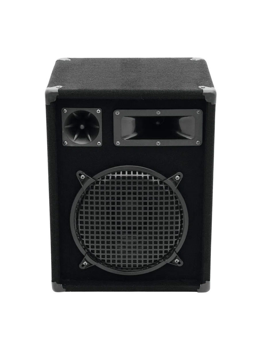 OMNITRONIC DX-1022 3-Wege Box 400 W | Robuste Full-Range-Box mit 10" Tieftöner und 400 Watt Leistung | 1 Stück