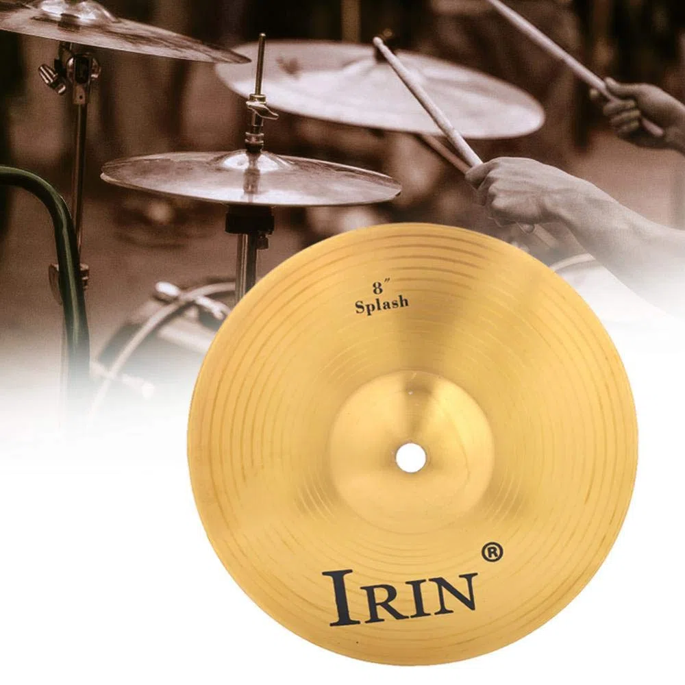 8 Zoll Becken, Hochwertiger Schlagzeug Becher mit Stabilem Klang, Drum Becken für Rock, Jazz und Professionelle Musiker