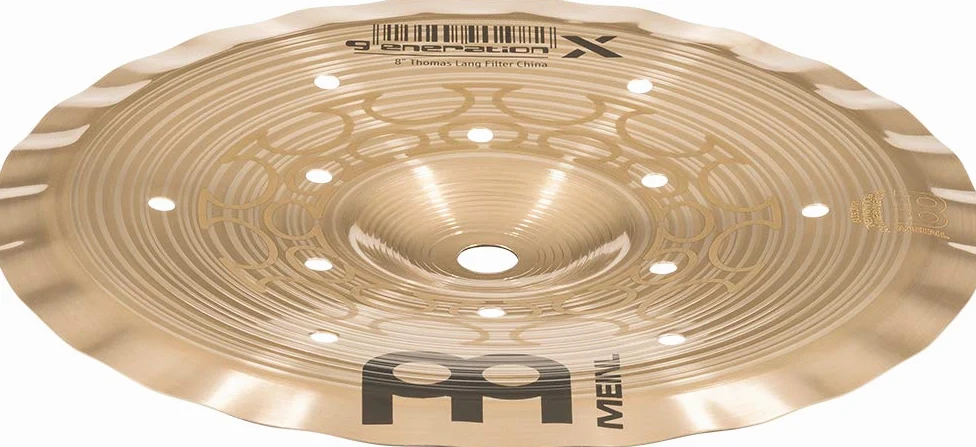 Meinl Cymbals GX-8FCH Generation-X Thomas Lang Signature Filter Chinas 20,3 cm (8 Zoll) Regular Finish