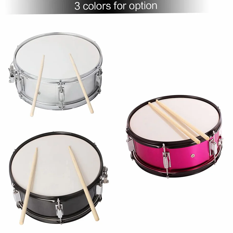 Professionelle Snare Drum Snaredrums 14 Zoll mit Drumstick Trommel Schlüsselband für Schüler-Band