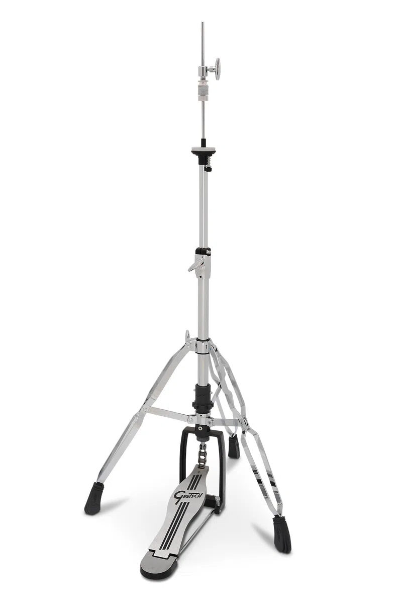 Gretsch Hardware G3 Serie HiHat-Ständer GR-G3HH - Kettenzug - Federspannung einstellbar - Doppelstrebiger Ständer - Nylon Fibre Memory Locks