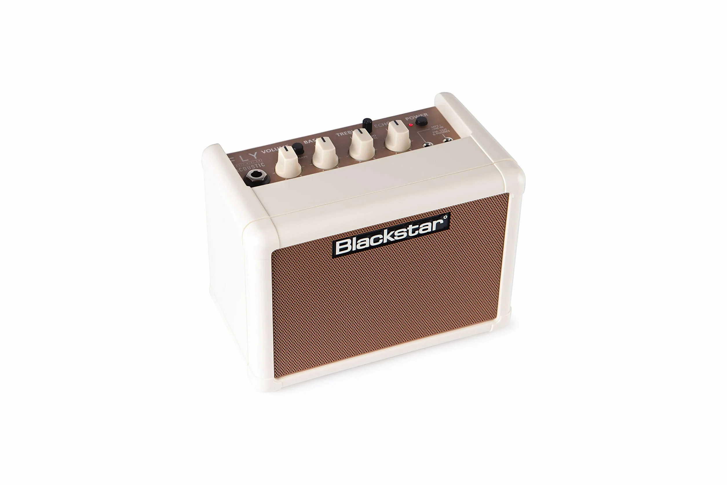 Blackstar Fly 3 Akustischer, tragbarer, batteriebetriebener Mini-Gitarrenverstärker mit 3 Watt, eingebauter Echo-MP3-Line-In und Kopfhörer-Line-Out