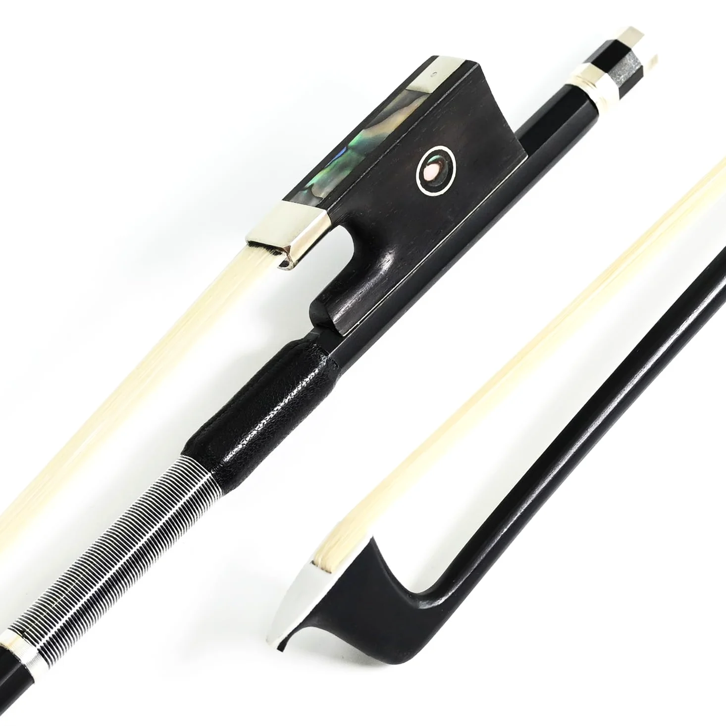Geigenbogen Violine Geigen bogen Aus Carbonfaser Carbon Bow guteAnsprache Ebenholzfrosch 4/4