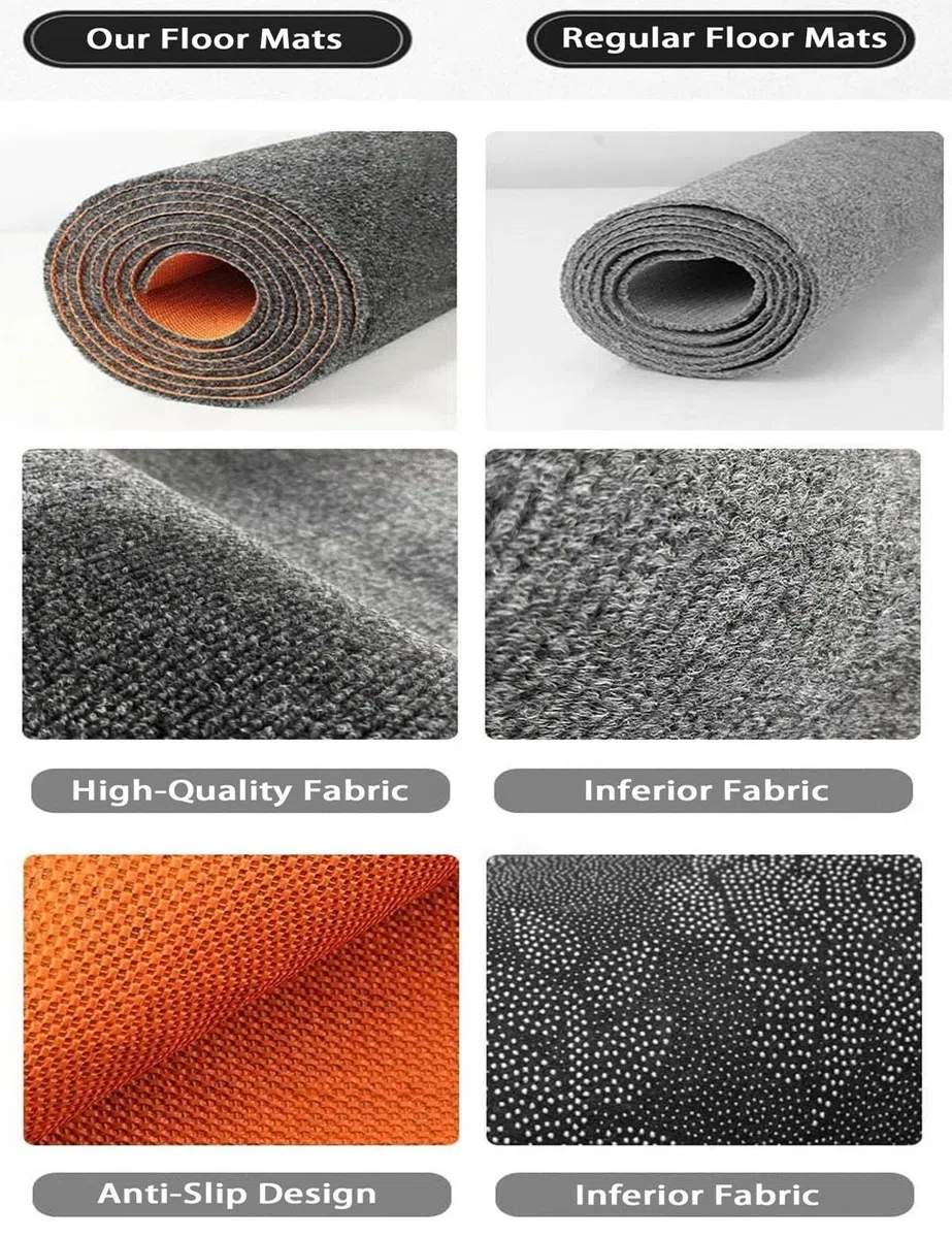 6mm Antirutschmatte, Antivibrationsmatte Schallschutzmatte Antidröhnmatte, Bodenschutzmatte Fitness, Anti Vibration Matte für Waschmaschinen/Trommeln/Klaviere/Sportgeräte(Schwarz,60x60cm)
