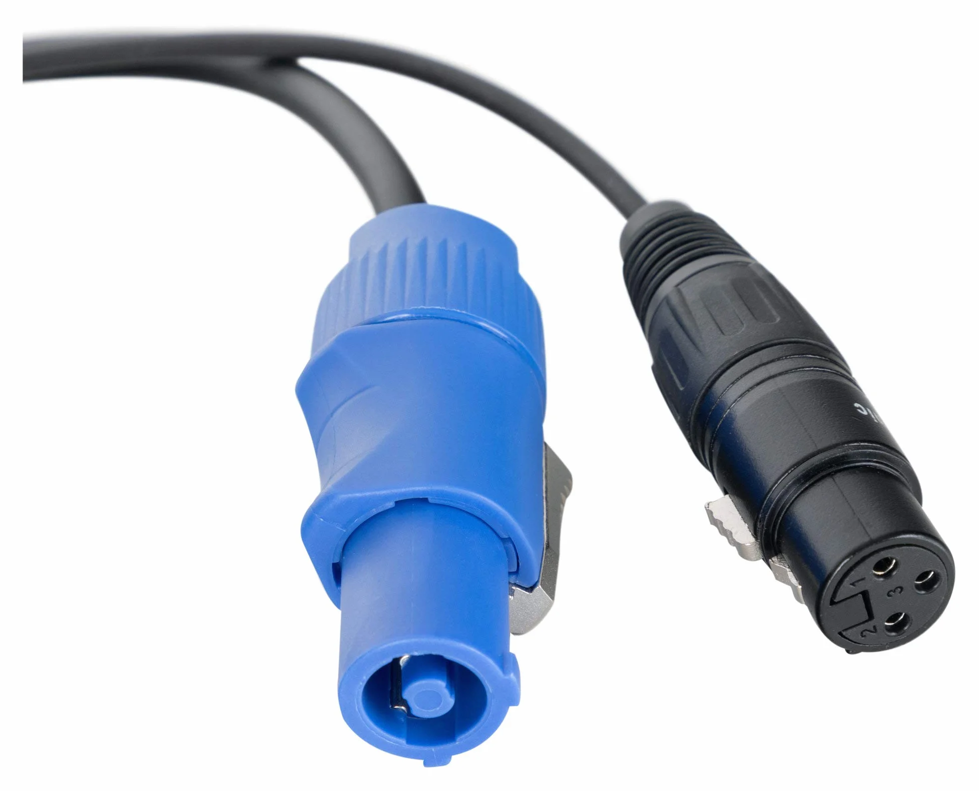 Pronomic Stage PPD-2.5 Hybridkabel Powerplug/DMX 10m (ideal zur Verkabelung von Lichteffekten & Bühnenbeleuchtung)