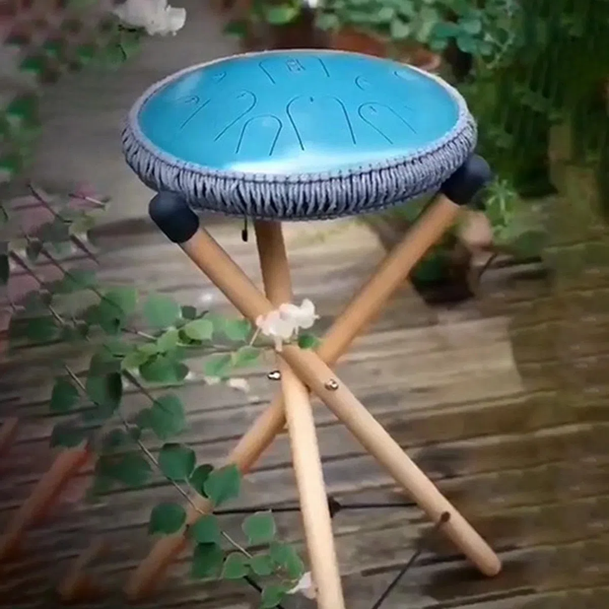 Stahltrommel-Handpan-Ständer | Zungentrommelhalterung aus Stahl, Snare-Halterung - solide Stativstruktur, tragbare Snare-Halterung