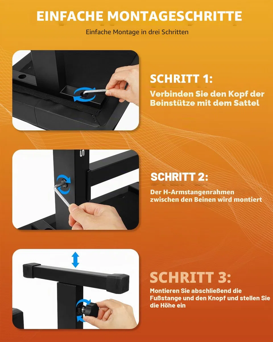 STRICH Klavierbank verstellbar, Musik Keyboard Bank Sitz, Klavierstuhl mit gepolstertem Kissen für Musiker, Schwarz, SPB-M50 (PU-Leder)