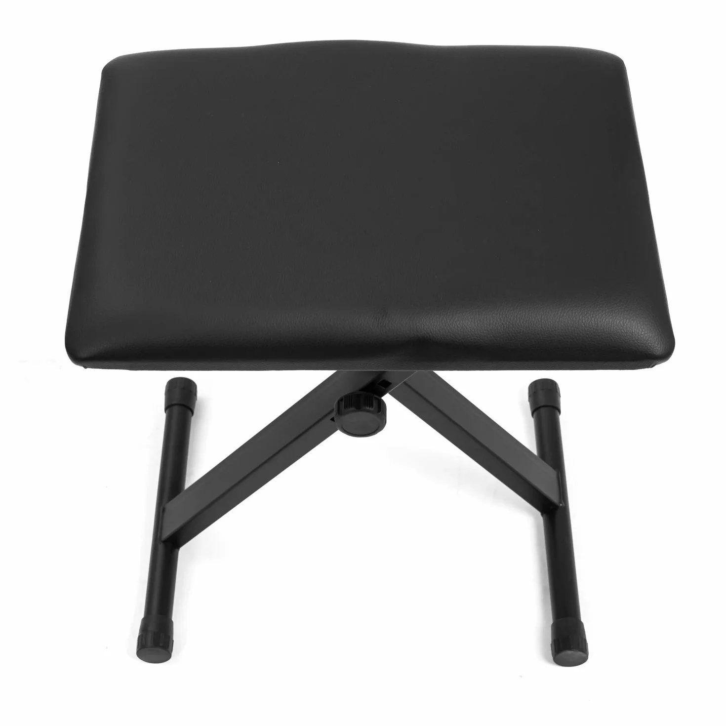 CASCHA Keyboard Bank höhenverstellbar I Klavierhocker klappbar I Pianobank gepolstert & pflegeleicht I Keyboard Hocker Klavierstuhl Piano Stool I Keyboard Bench Kunstlederbezug matt-schwarz