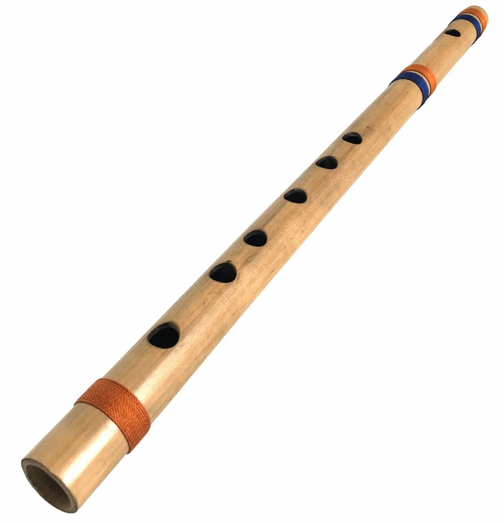 Nepalesische Bansuri | C-Skala | handgefertigt | Bambusflöte aus Holz | Holzbläser
