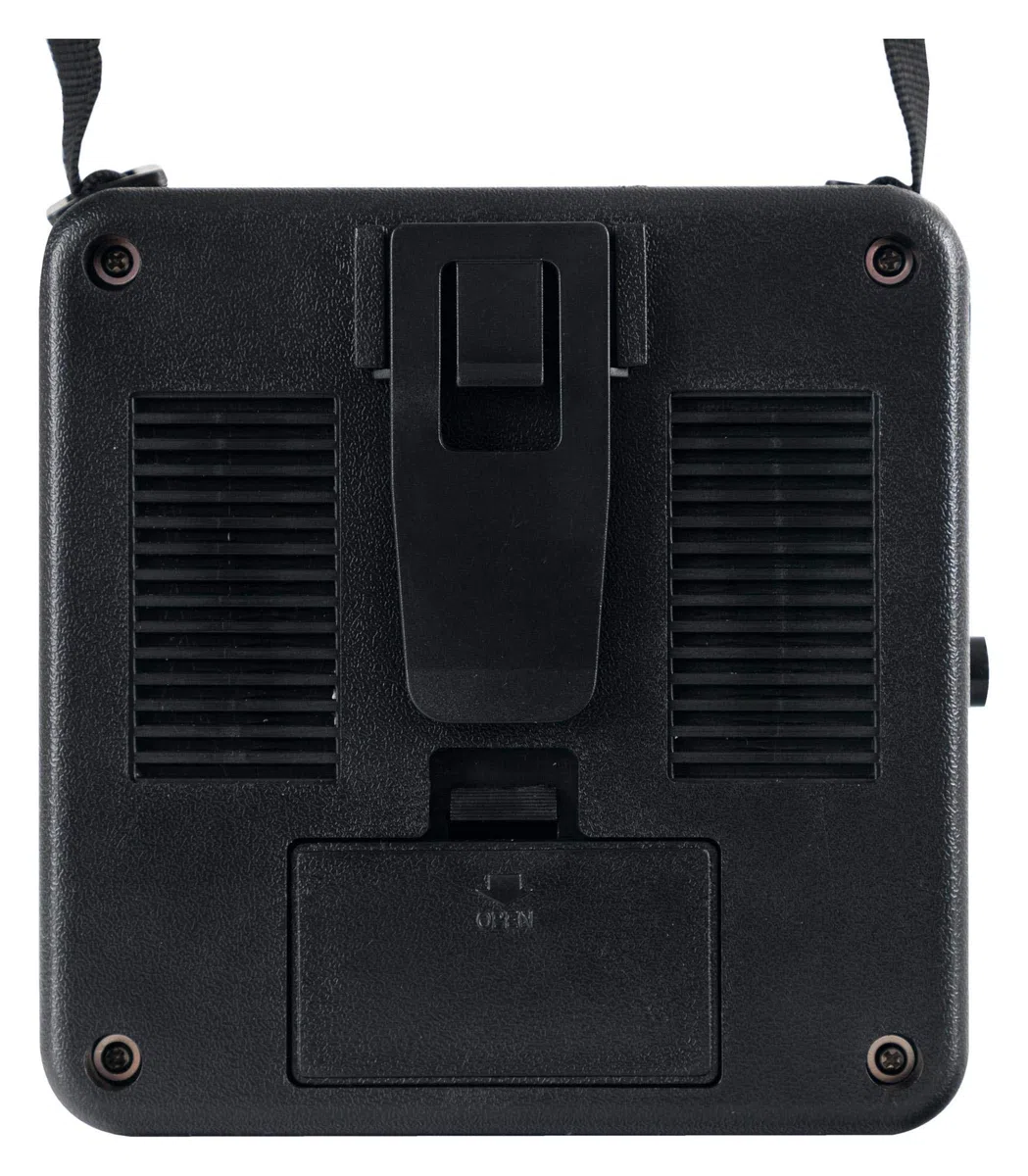 Rocktile GA-5 Jimi Mini-Gitarrenverstärker (5 Watt Batterieverstärker, mit Umhängegurt und Gürtelclip, Betrieb mit Batterie oder Netzteil möglich) schwarz