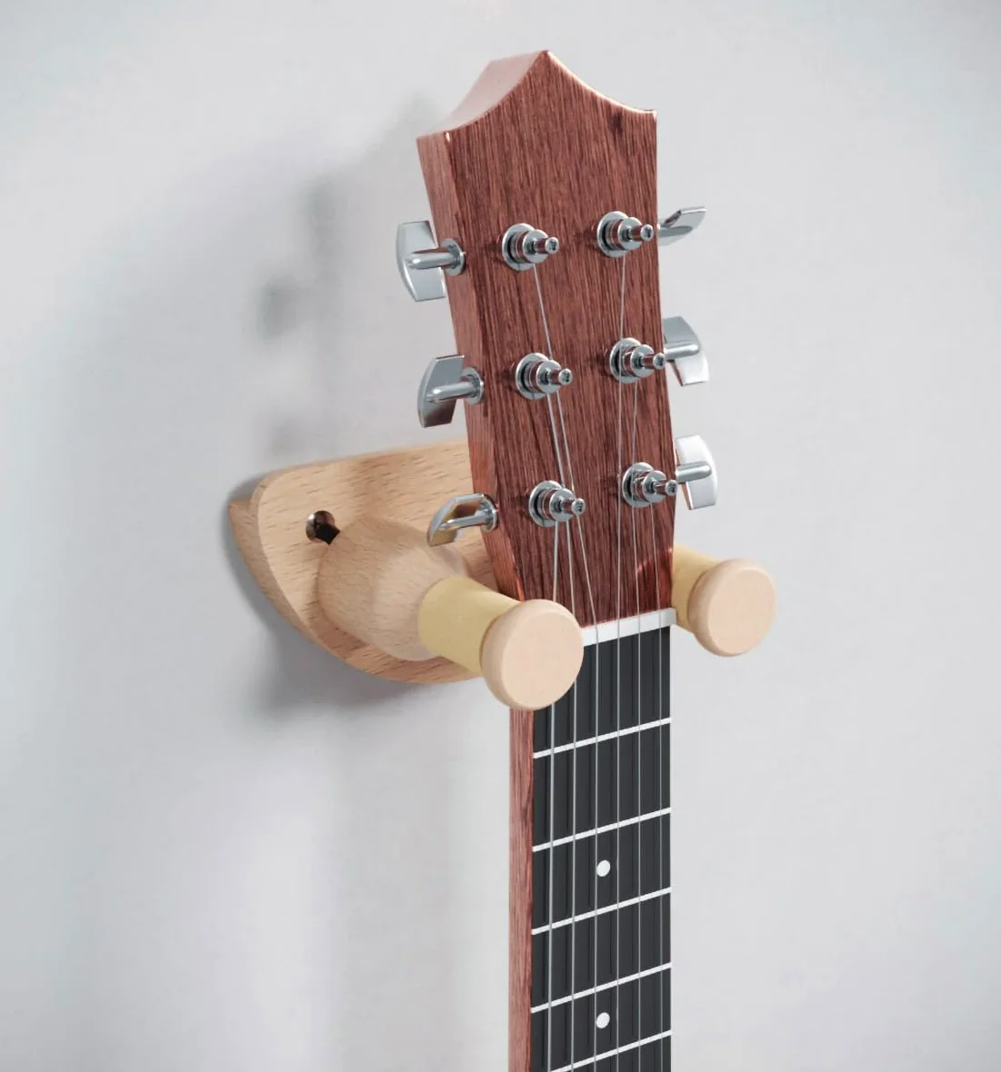 Gitarre Wandhaken, Gitarre Bügelhaken, Holz Gitarrenbügel, Gitarrenhalter Wandhalterung Holzaufhänger Für Akustikgitarre Klassische Gitarre E-Gitarre Bass Banjo Ukulele